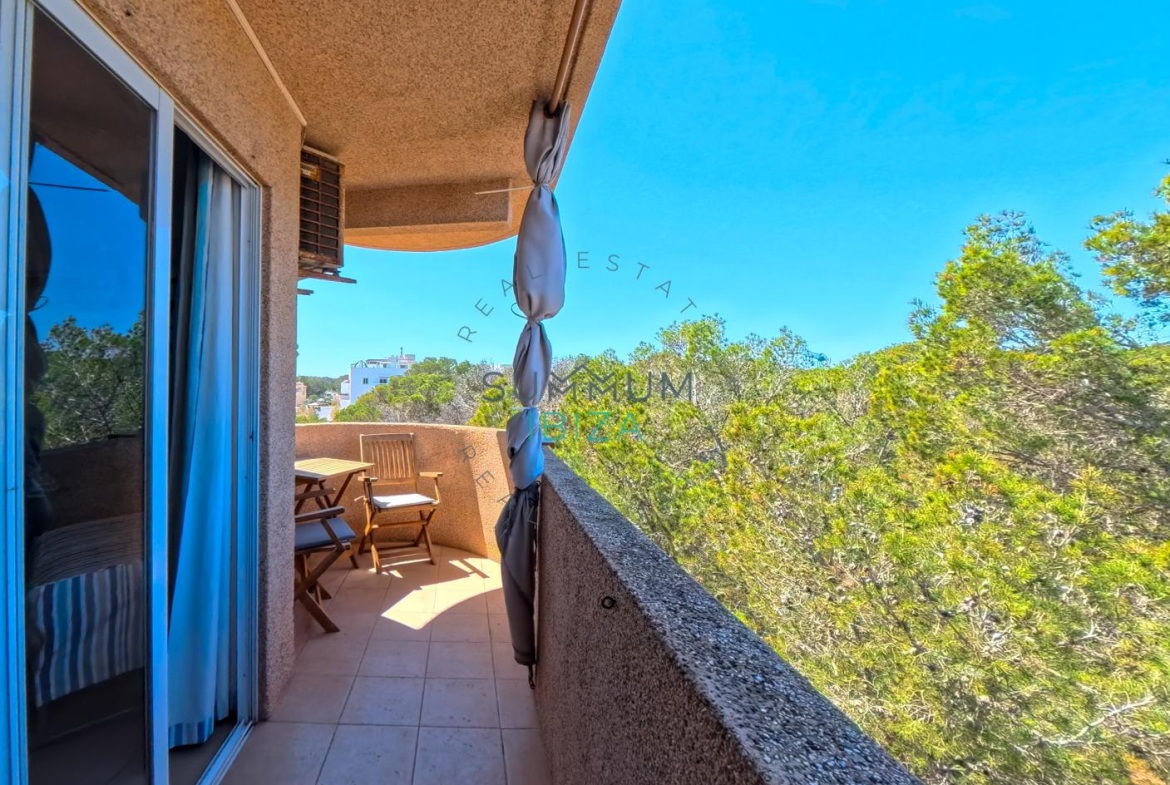 Formentera: Estudio acogedor con terraza en Es Pujols