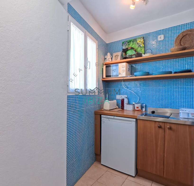 Formentera: Estudio acogedor con terraza en Es Pujols