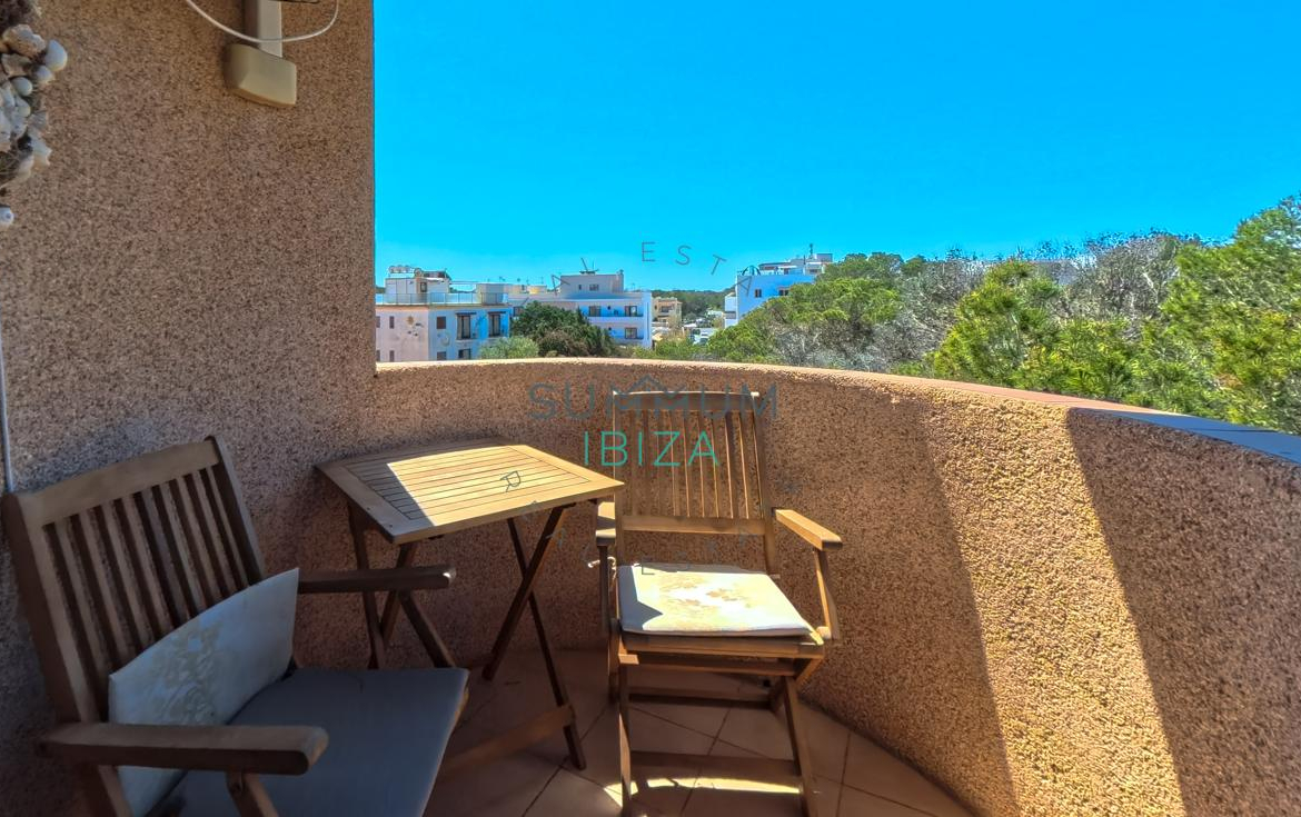 Formentera: Estudio acogedor con terraza en Es Pujols