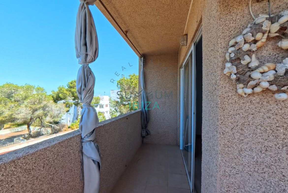 Formentera: Estudio acogedor con terraza en Es Pujols