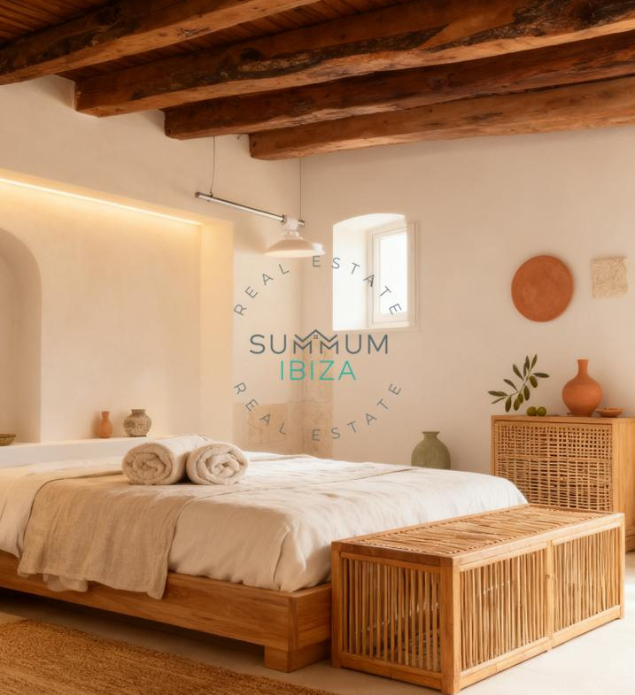 Loft de 1 dormitorio con balcón en la zona histórica de Ibiza